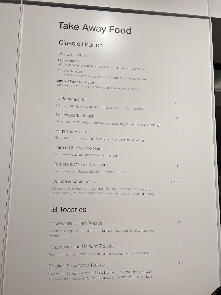 Menu Industry Beans York St-7